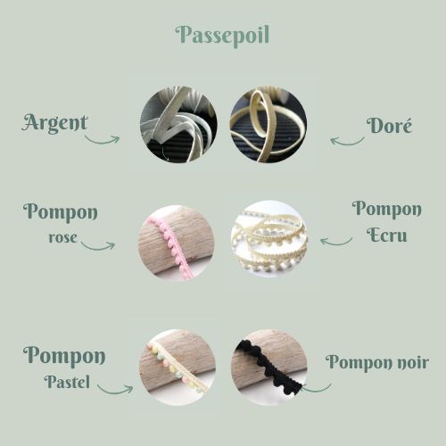 Kit couture – Accessoires du sac à dos lapin 🐰 SANS PATRON