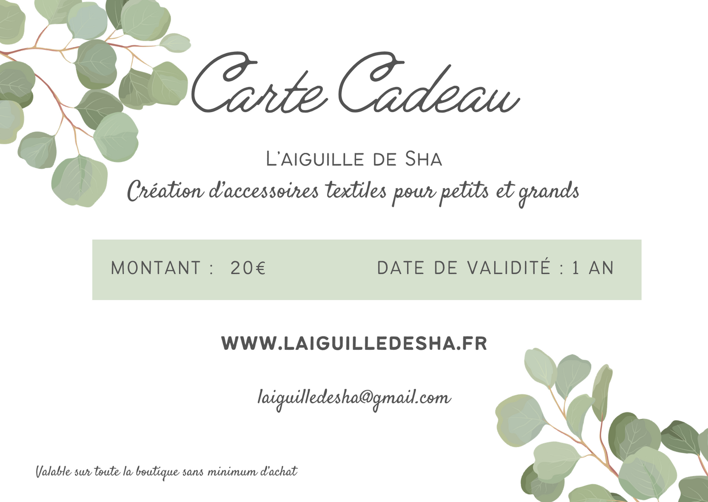 Carte cadeau