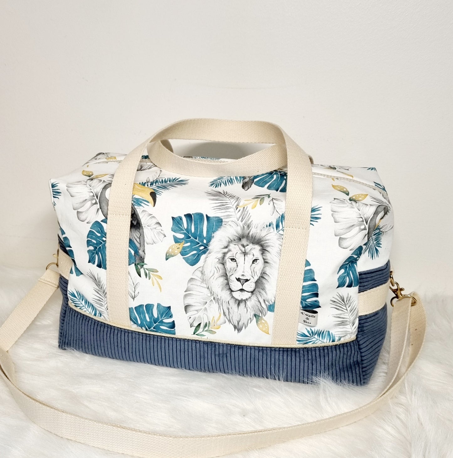 Sac à langer - Week-end - Voyage (Taille au choix) MODÈLE IMPRIMÉ