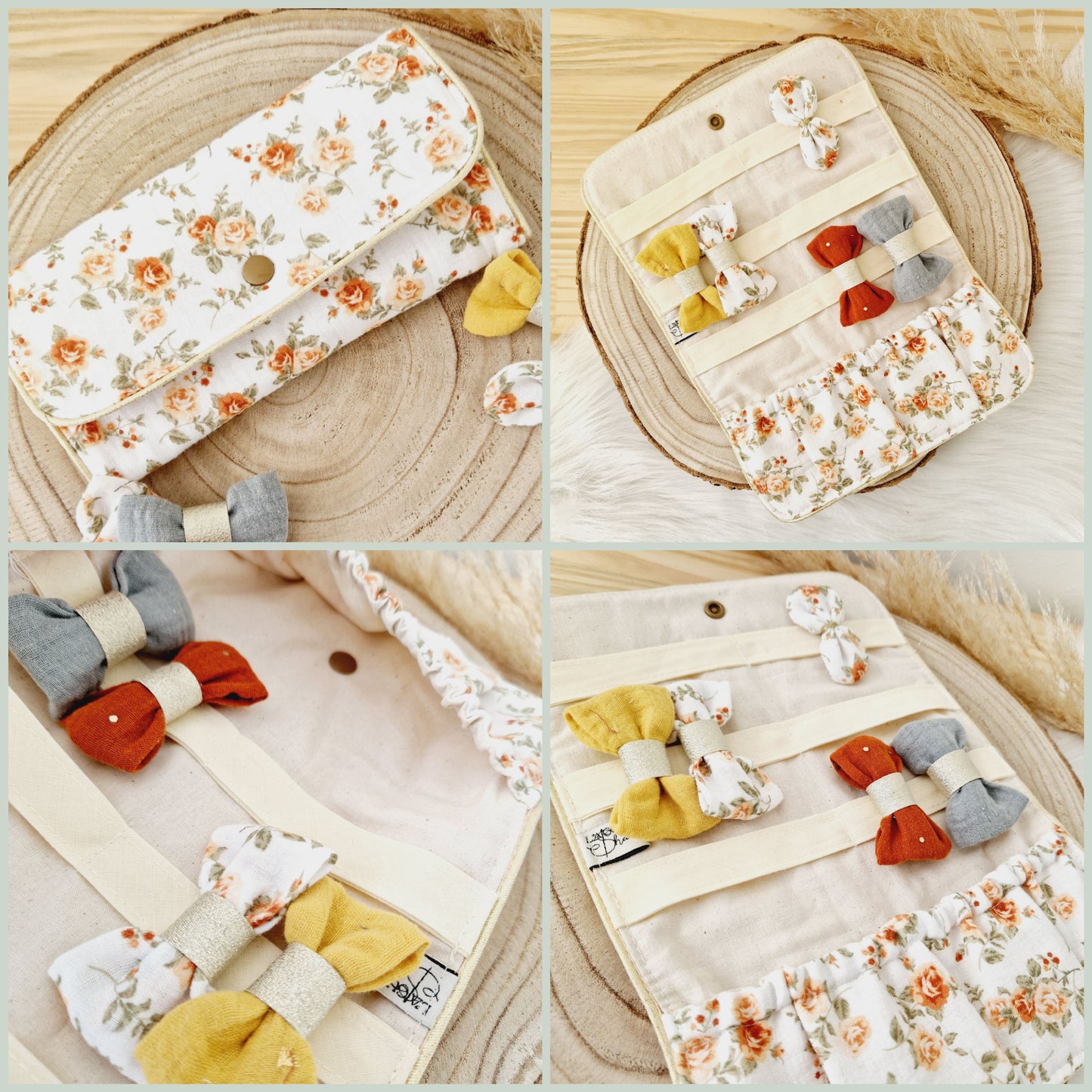 Pochette à barrettes
