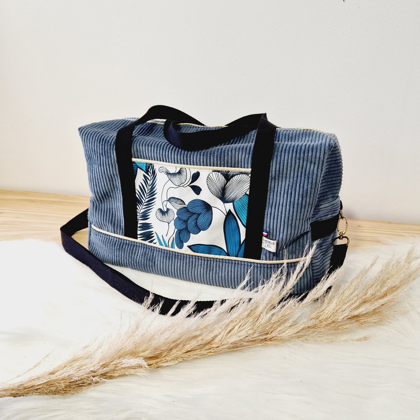 Sac à langer - Week-end - Voyage (Taille au choix) MODÈLE VELOURS