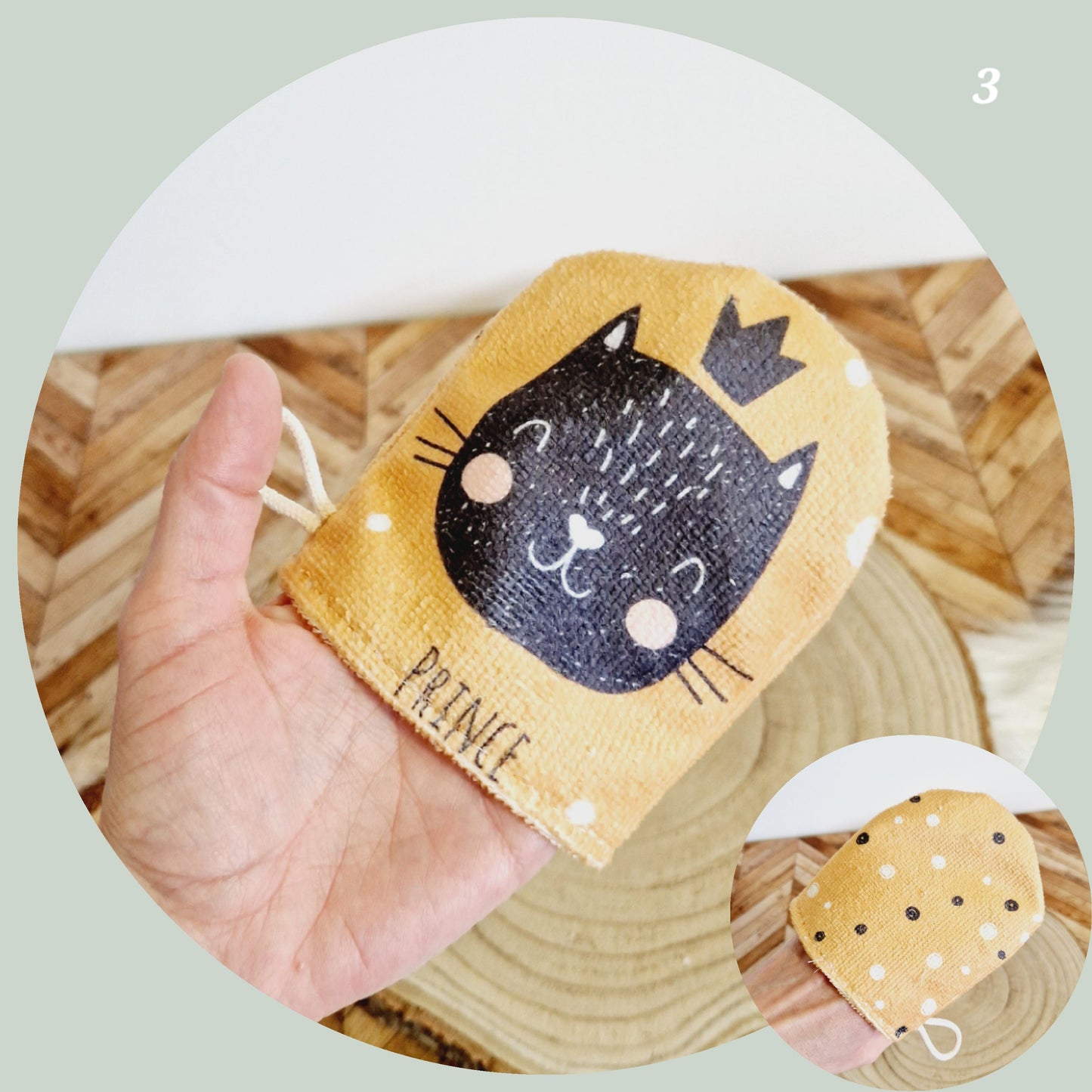 Gant de toilette animaux - 2 achetés le 3ème a -30%