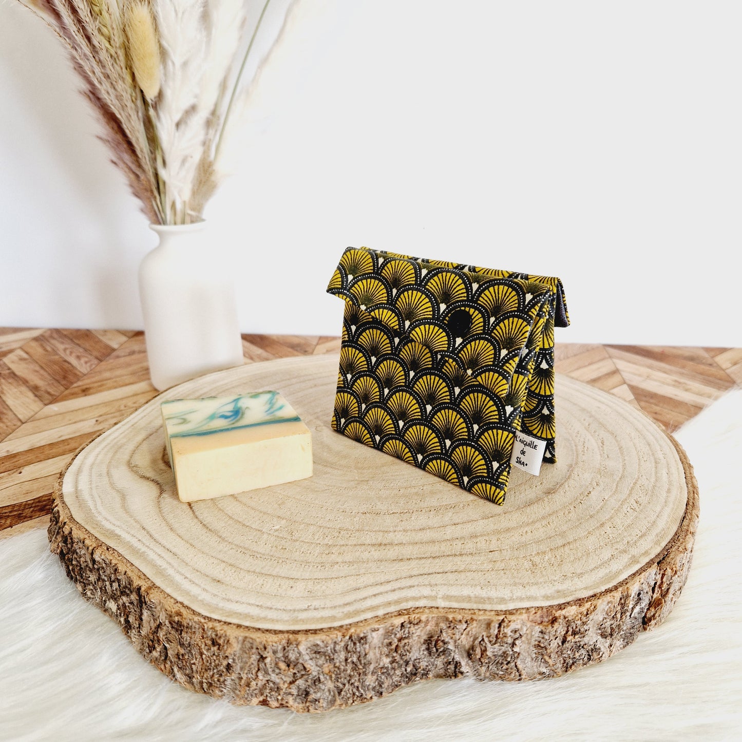 Pochette à savon double
