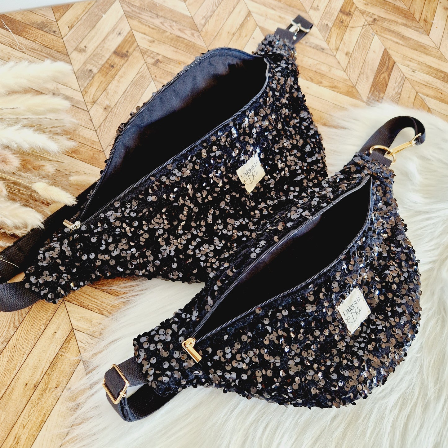 Bananes sequin noir – Modèles M et S (édition limitée)