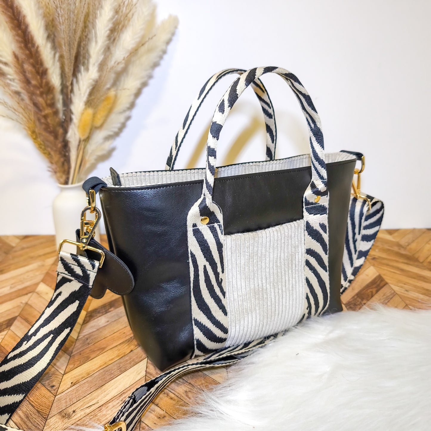 Cabas Chloé – Édition Zébrée - Modèle prédéfini et limité