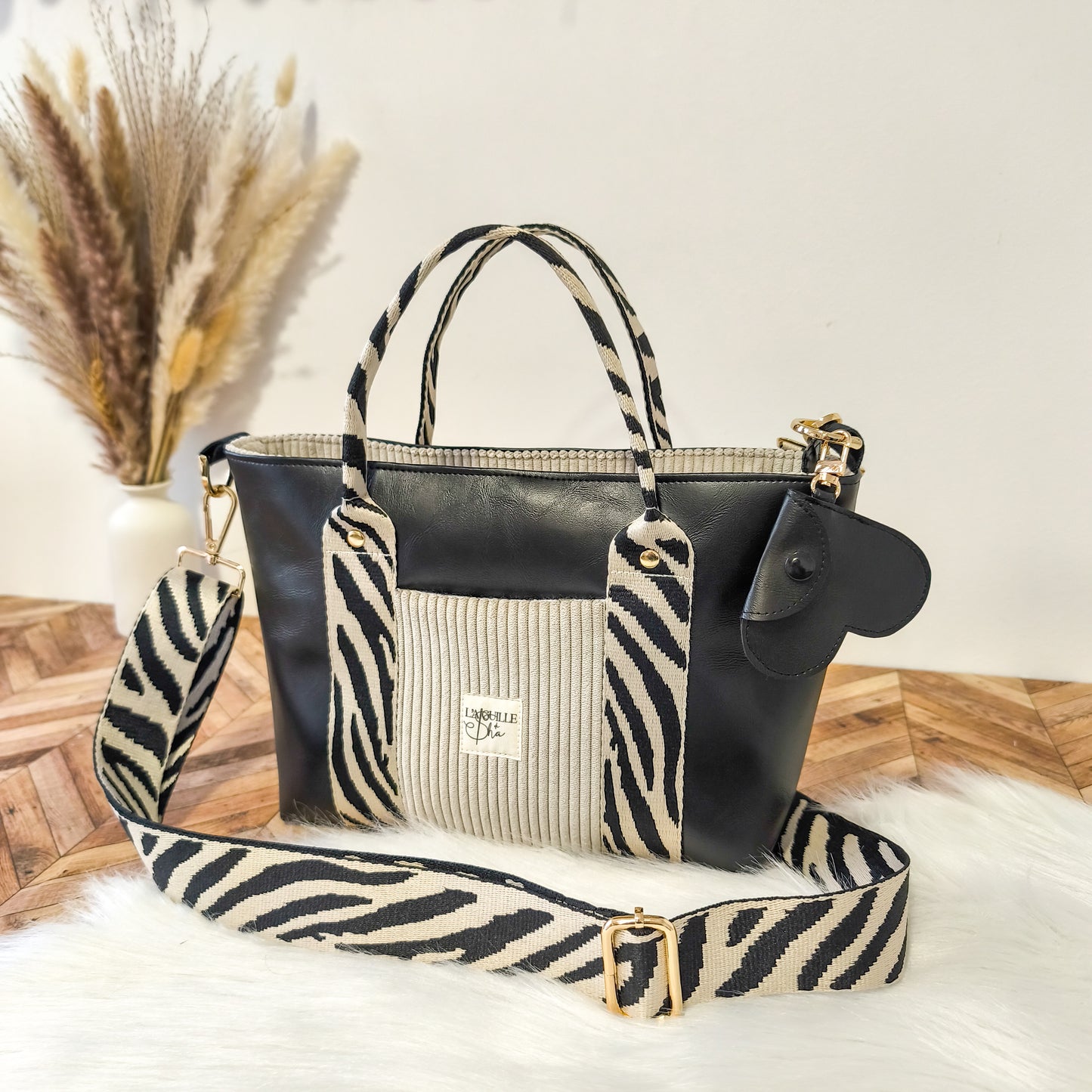 Cabas Chloé – Édition Zébrée - Modèle prédéfini et limité