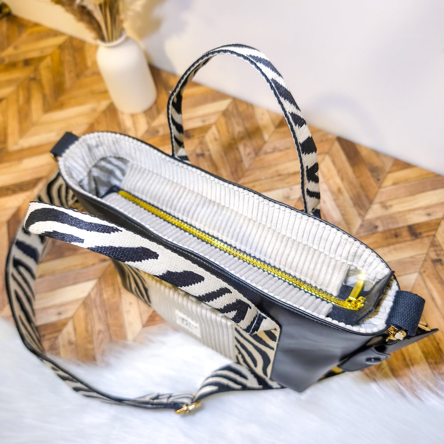 Cabas Chloé – Édition Zébrée - Modèle prédéfini et limité