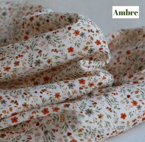 Barrettes double gaze de coton - 2 achetées, la 3ème à -30%