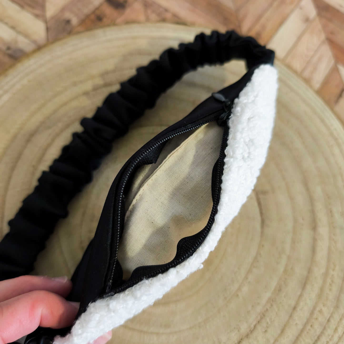 Masque de détente en satin et bouclette – confort et relaxation naturelle - anti-migraine