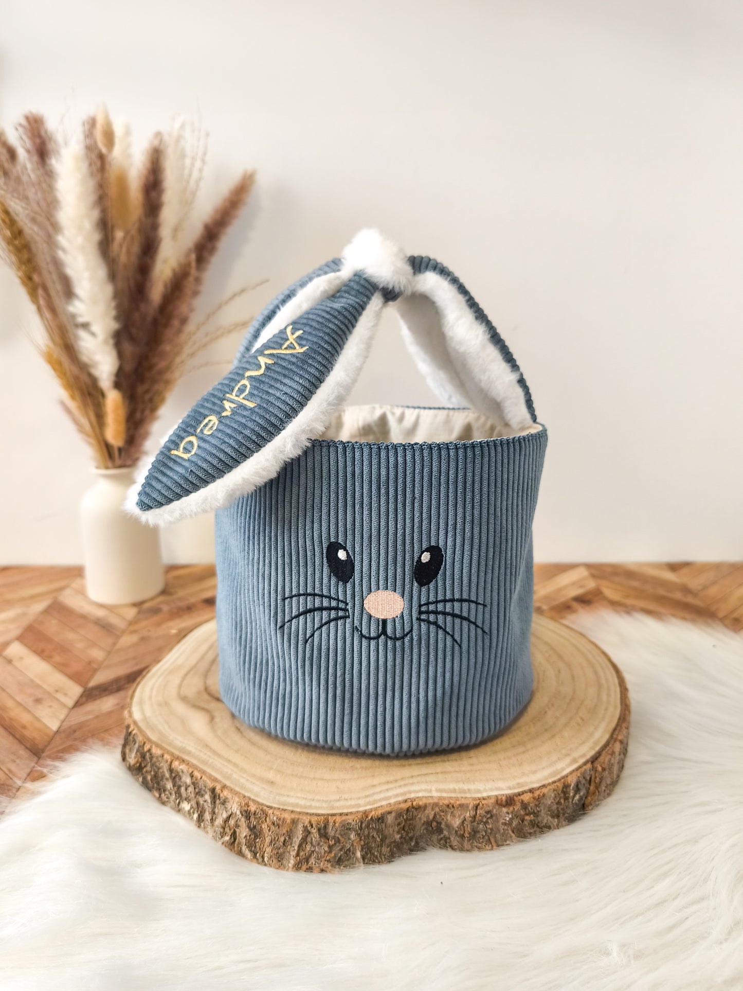 Panier lapin personnalisé