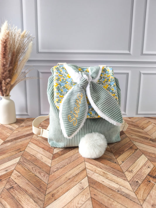 Le sac à dos lapin personnalisable - spécial rentrée des petits 🐰🎒