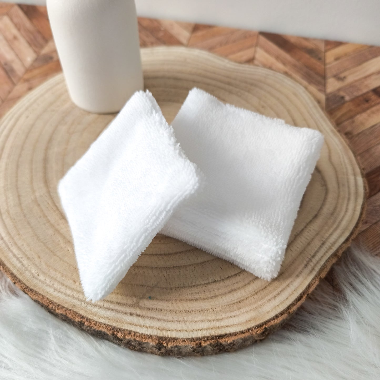 Lingettes Démaquillantes Lavables double face – Ultra Douces et Efficaces