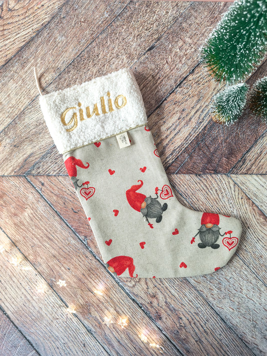 🎄 Chaussette ou botte de Noël – à personnaliser 🎁
