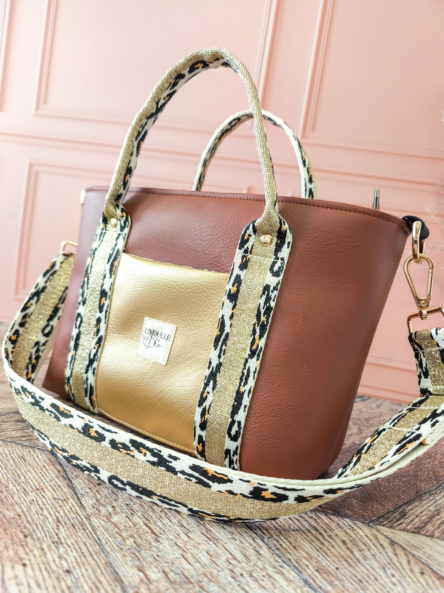 Cabas Chloé – Édition Acajou Doré