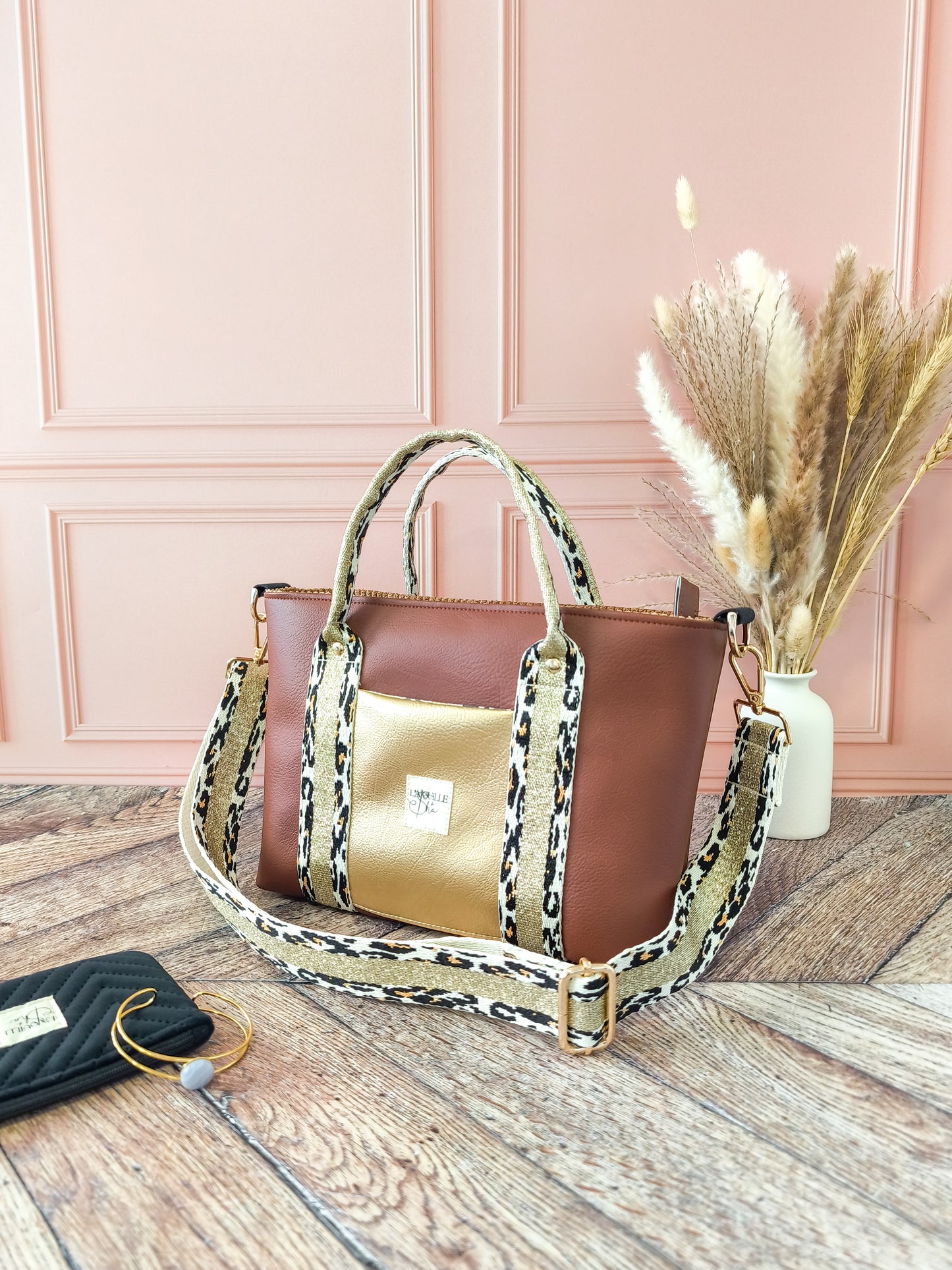 Cabas Chloé – Édition Acajou Doré
