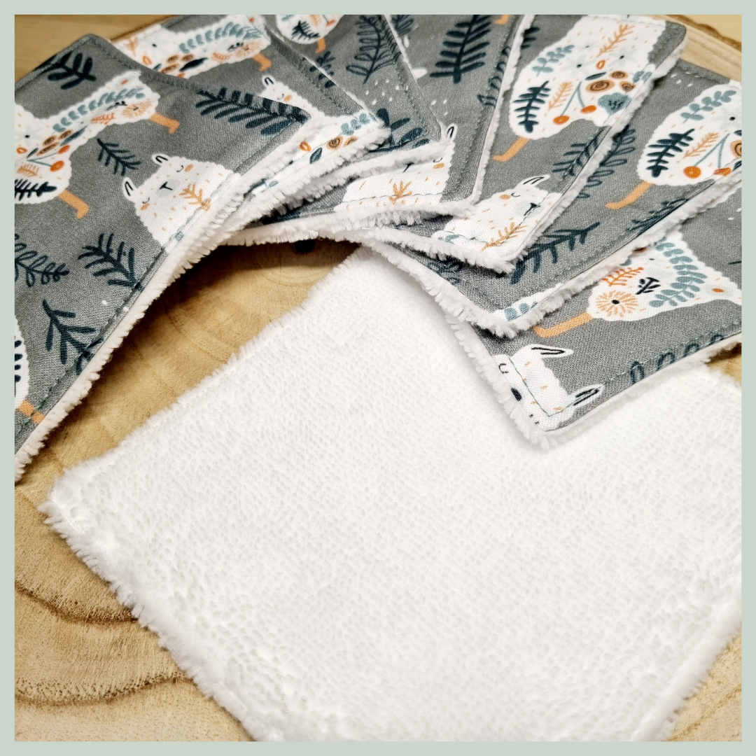 Lingettes lavables XL