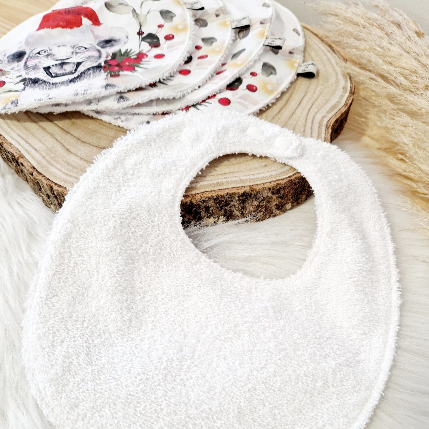 Bavoir de Noël pour bébé – Idéal pour le tout premier Noël!