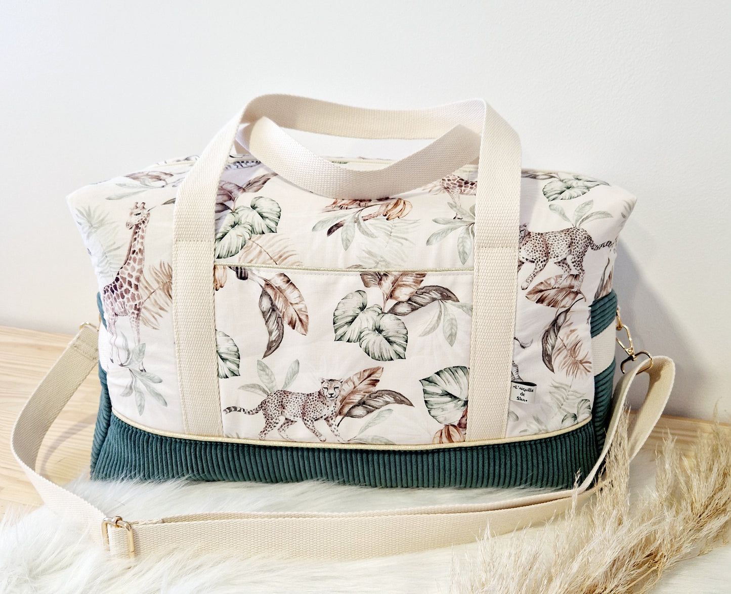 Sac à langer - Week-end - Voyage (Taille au choix) MODÈLE IMPRIMÉ