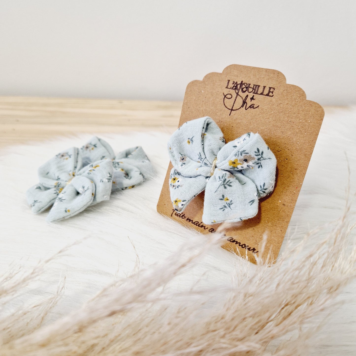 Barrettes double gaze de coton - 2 achetées, la 3ème à -30%