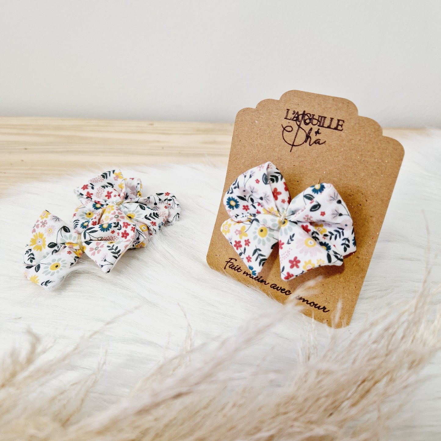 Barrettes double gaze de coton - 2 achetées, la 3ème à -30%