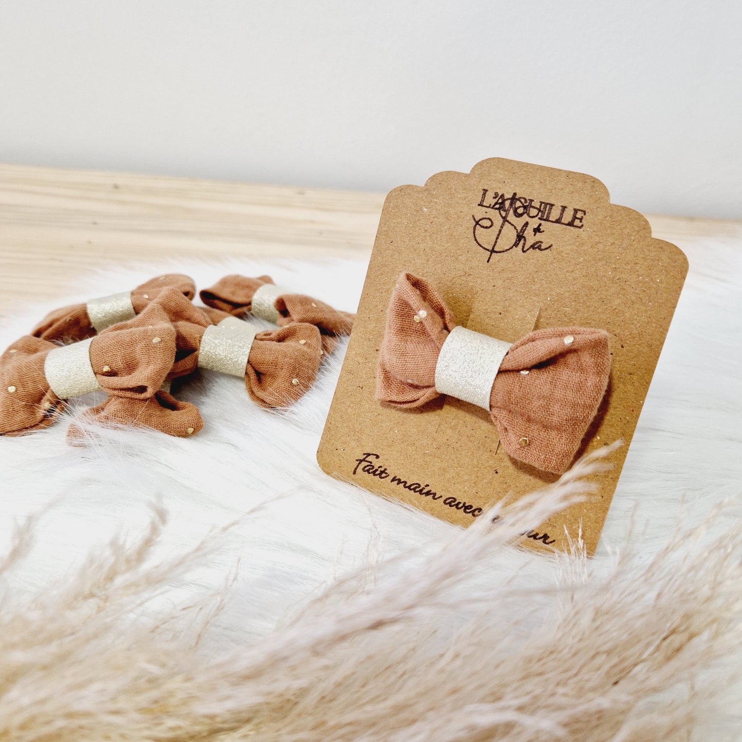 Barrettes double gaze de coton - 2 achetées, la 3ème à -30%