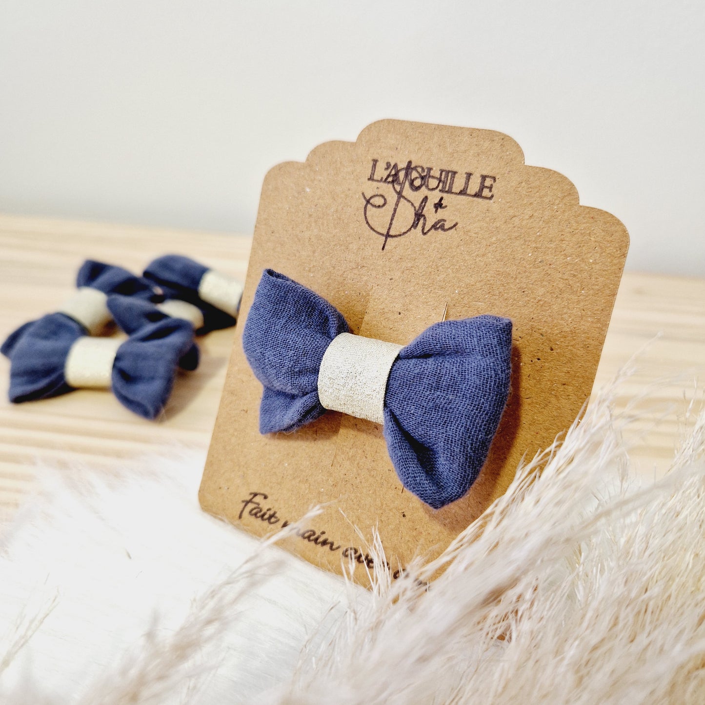 Barrettes double gaze de coton - 2 achetées, la 3ème à -30%