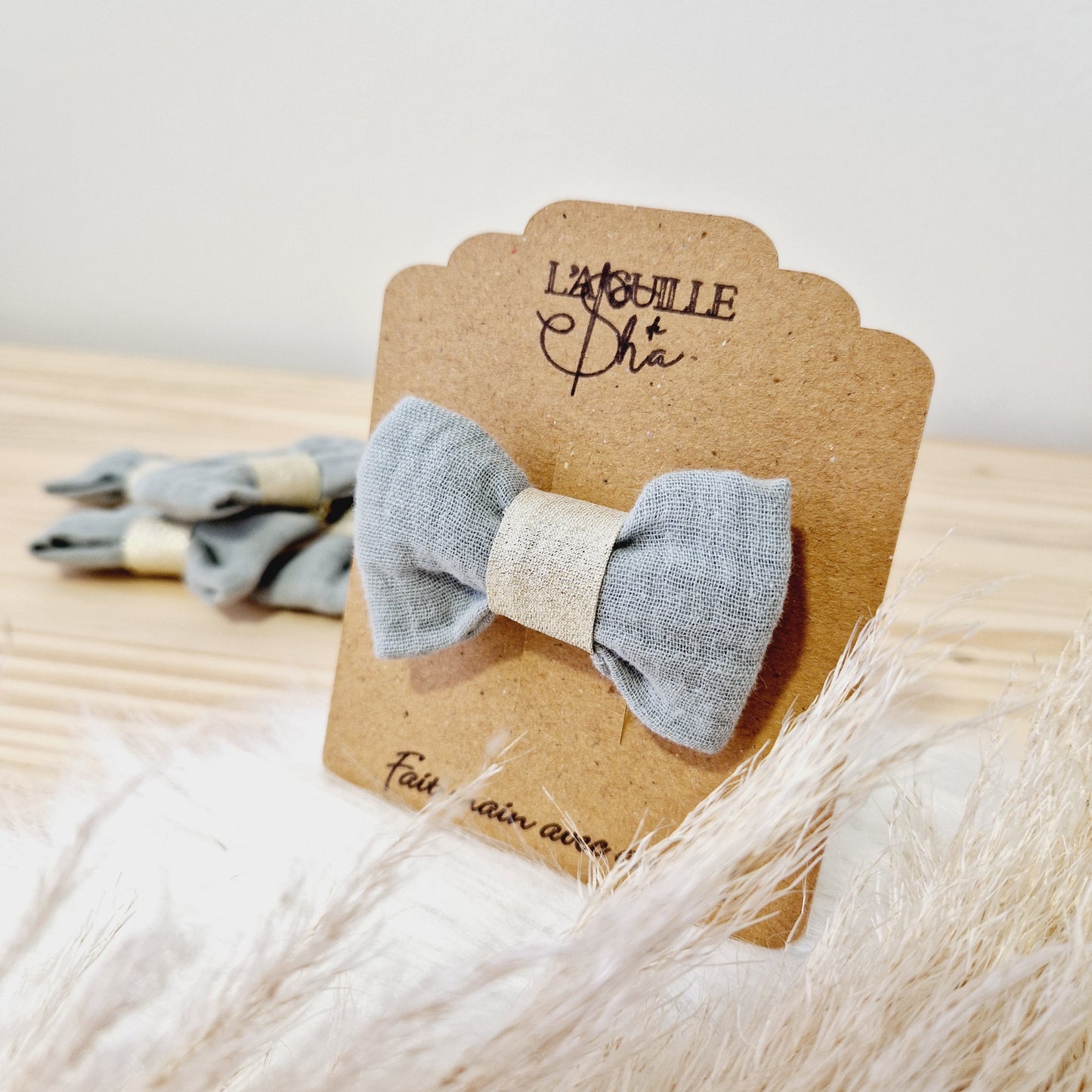 Barrettes double gaze de coton - 2 achetées, la 3ème à -30%