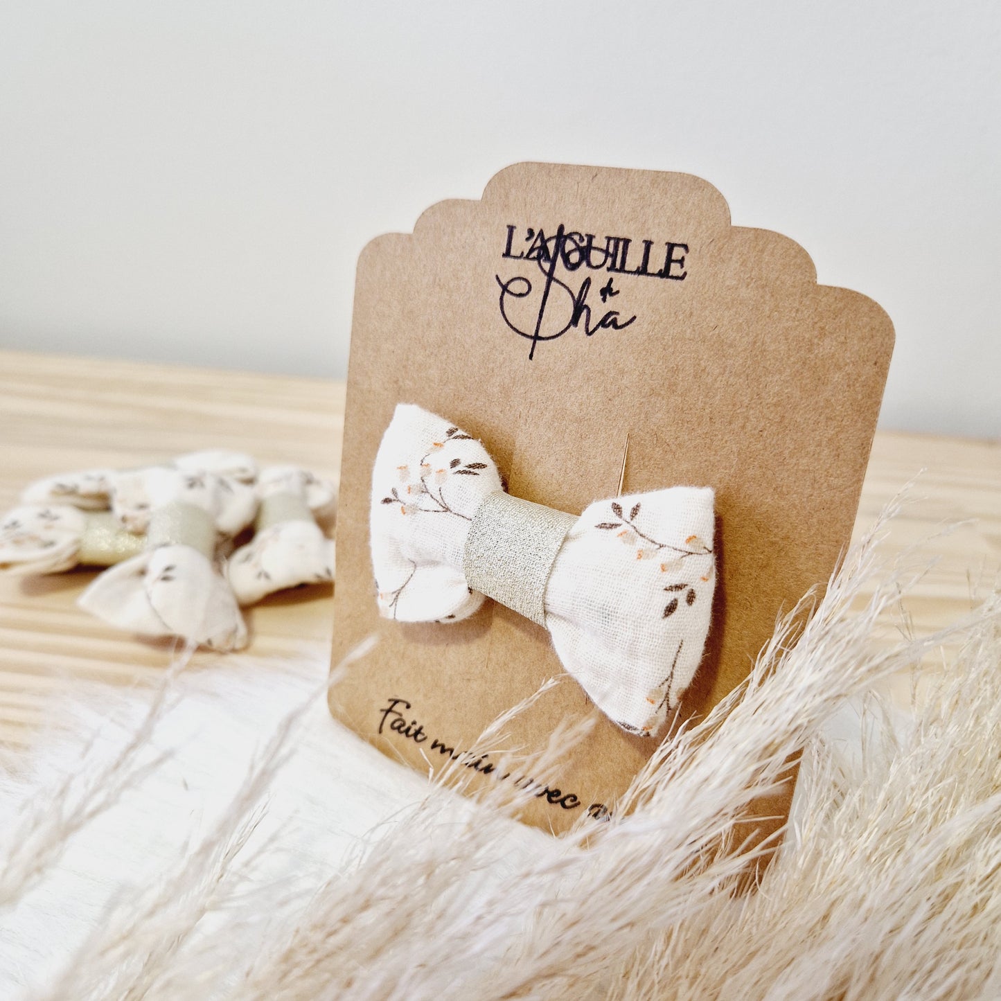 Barrettes double gaze de coton - 2 achetées, la 3ème à -30%