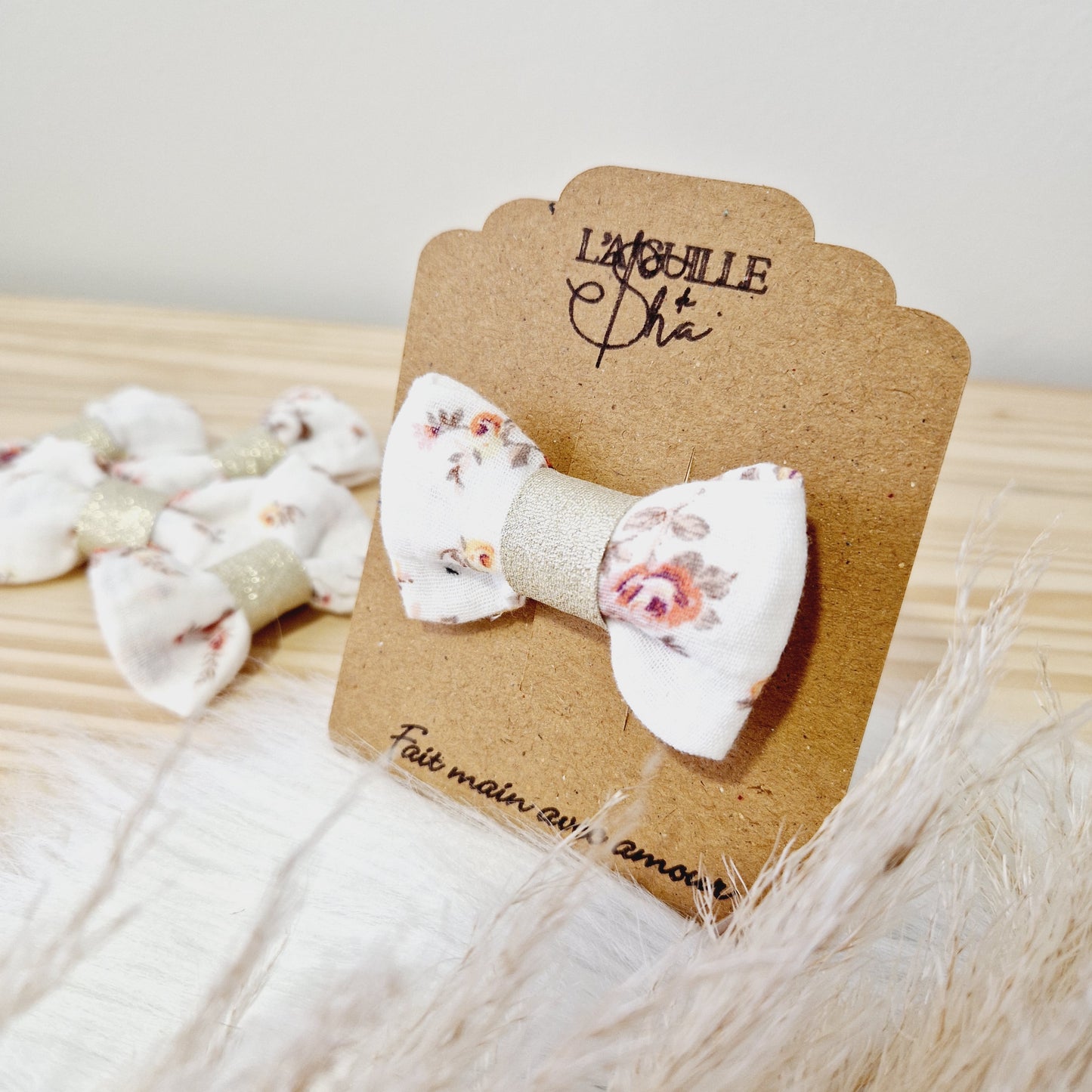 Barrettes double gaze de coton - 2 achetées, la 3ème à -30%