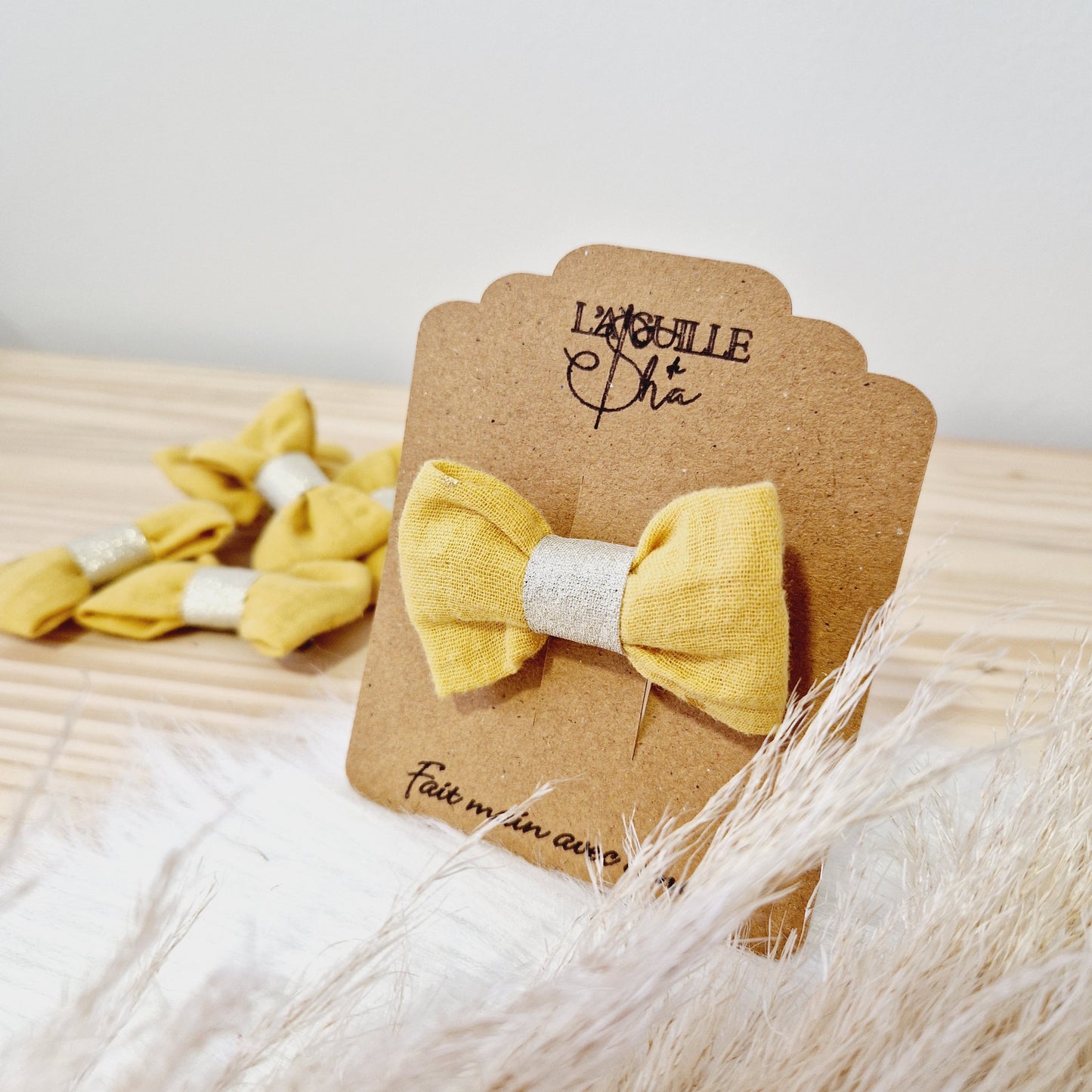 Barrettes double gaze de coton - 2 achetées, la 3ème à -30%