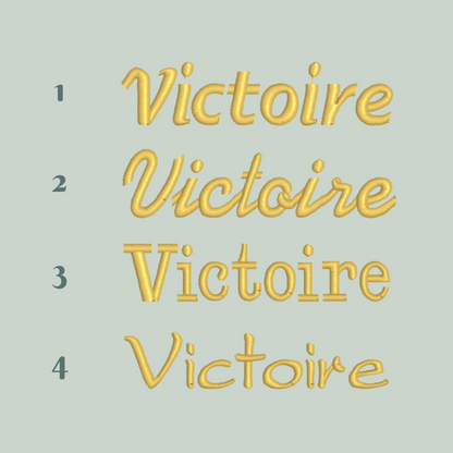 Pochette brodée