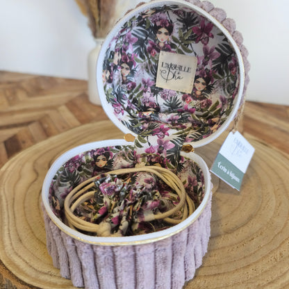 Écrin à bijoux - Modèle lilas Frida Kahlo