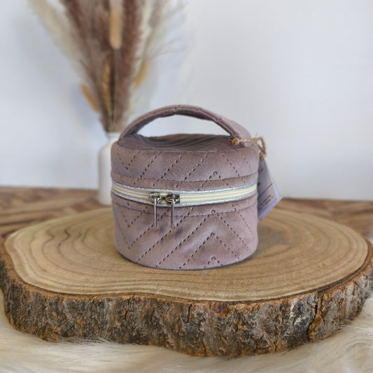 Écrin à bijoux - Modèle chevron lavande