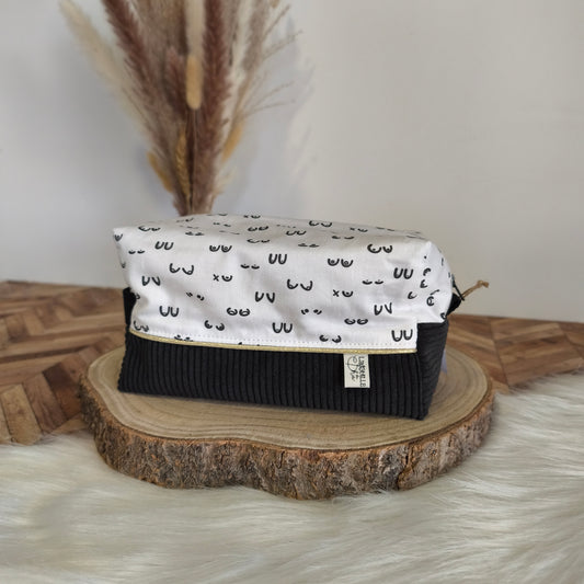 Trousse de toilette bi-matière boobs