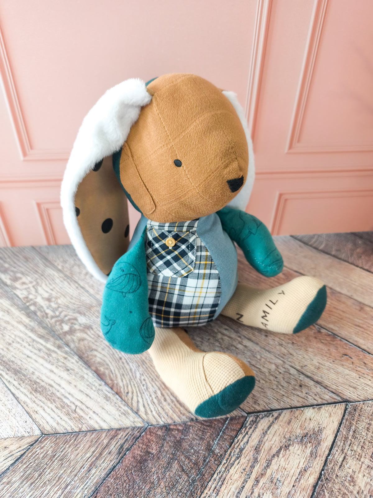 🐰 Memory Bunny – Lapin souvenir personnalisé