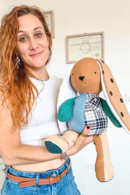 🐰 Memory Bunny – Lapin souvenir personnalisé