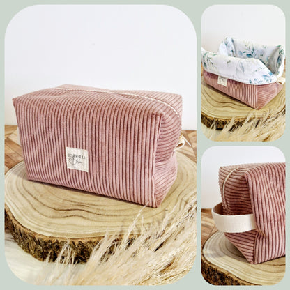 Trousse de toilette en velours