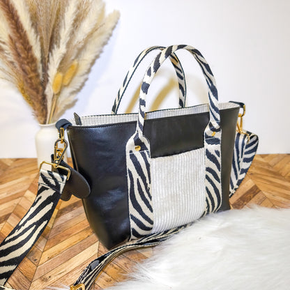 Cabas Chloé – Édition Zébrée - Modèle prédéfini et limité