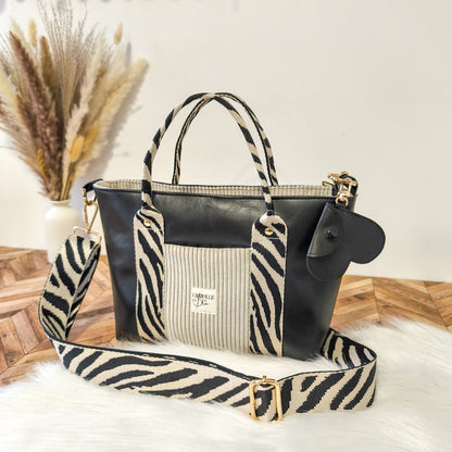 Cabas Chloé – Édition Zébrée - Modèle prédéfini et limité
