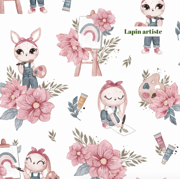 Kit complet – Sac à dos lapin 🐰 SANS PATRON
