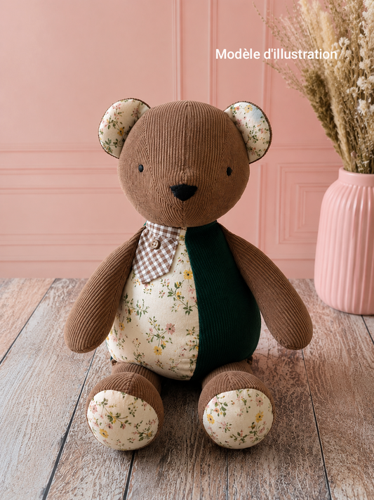 🧸 Memory Bear – Ours souvenir personnalisé - Envoi des vêtements inclus