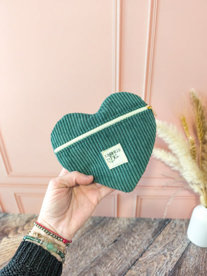 Petite trousse cœur – trousse de rangement - EN STOCK