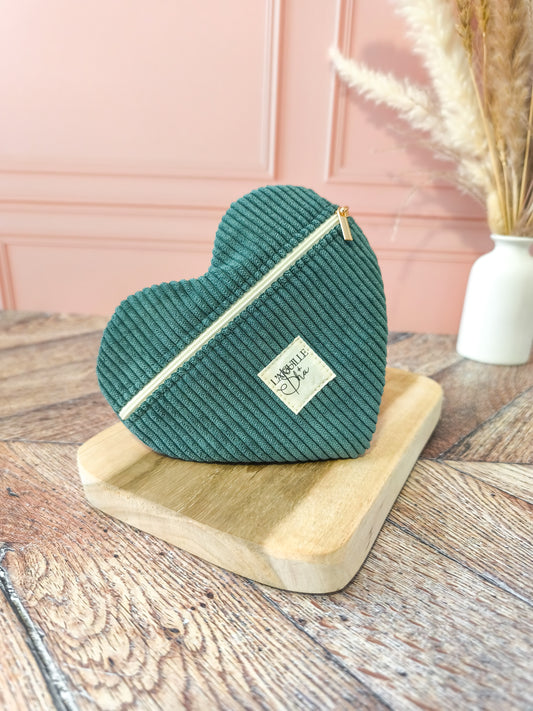 Petite trousse cœur – trousse de rangement