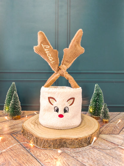 🎄 Panier Renne de Noël personnalisé