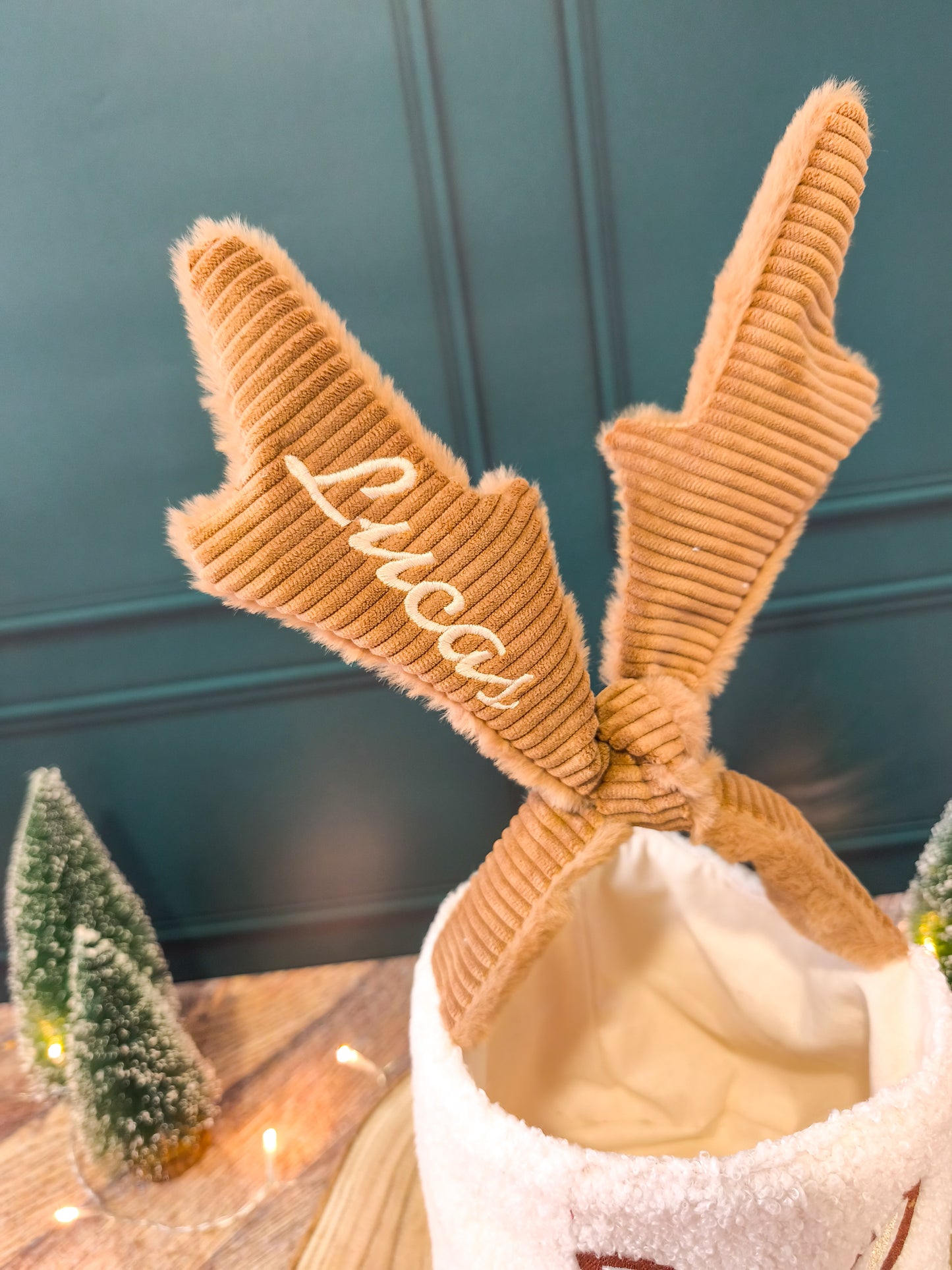 🎄 Panier Renne de Noël personnalisé