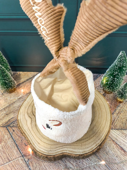 🎄 Panier Renne de Noël personnalisé