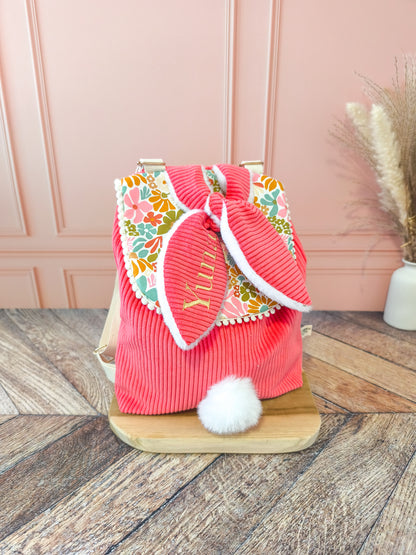 Patron PDF Sac à Dos Lapin Enfant – Tutoriel Couture + Patron A4 & A0