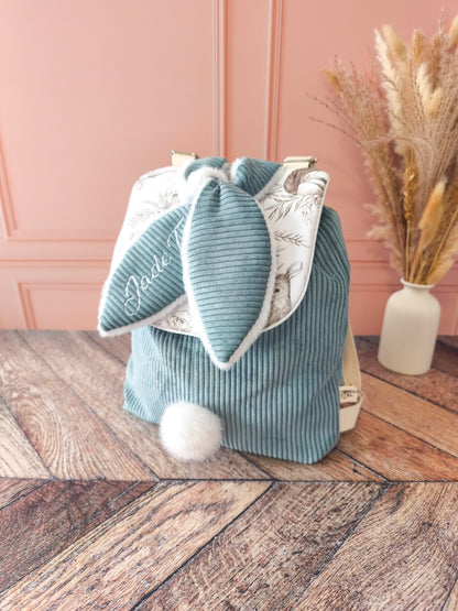 Patron PDF Sac à Dos Lapin Enfant – Tutoriel Couture + Patron A4 & A0