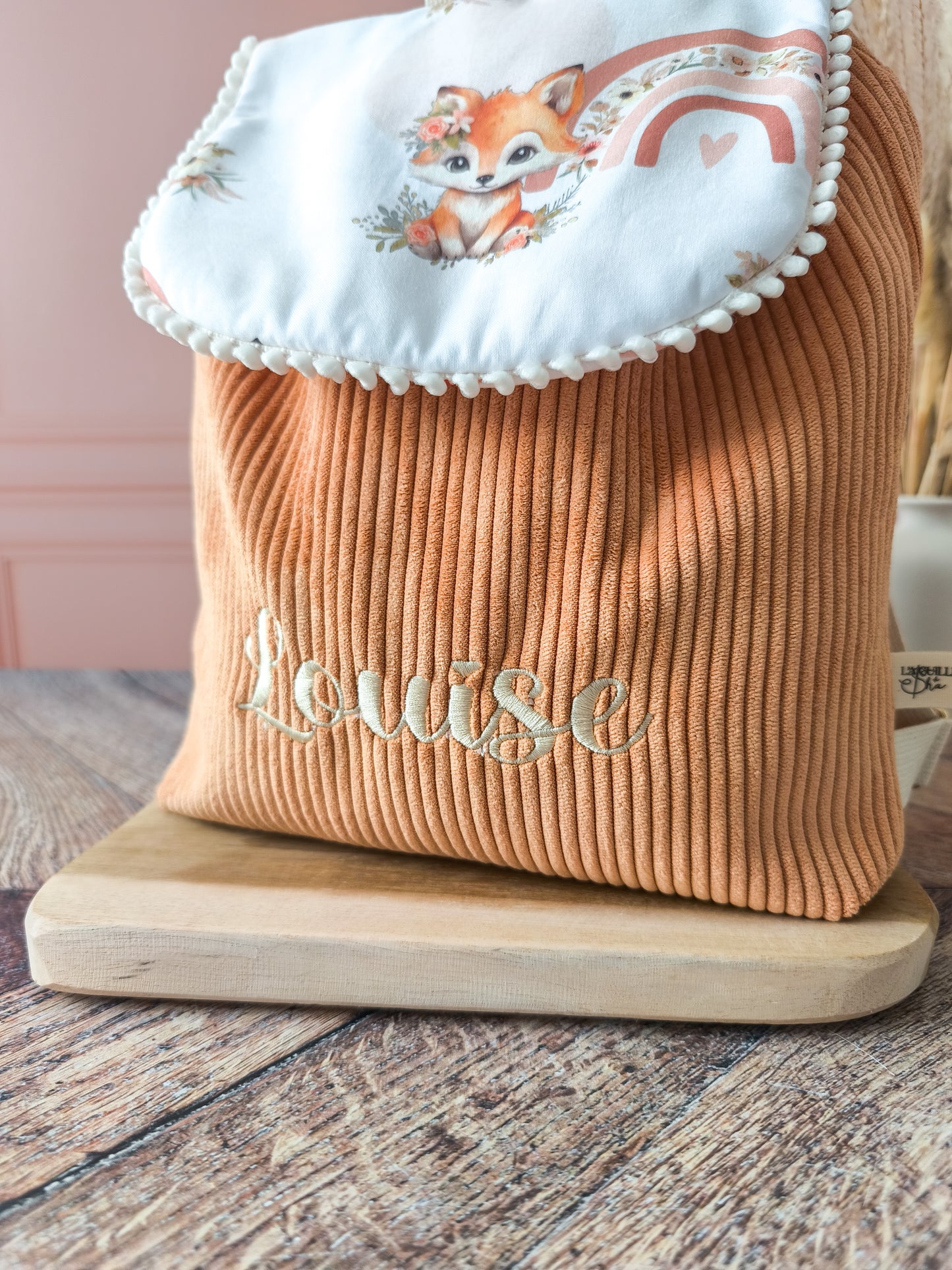 Sac à dos Louise - Abricot Renard girly