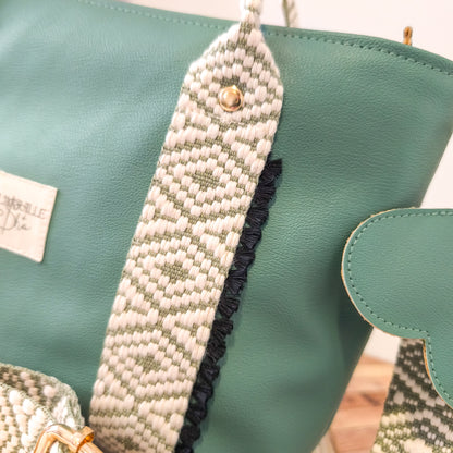Cabas Chloé - Douceur Vert eucalyptus - Édition limitée